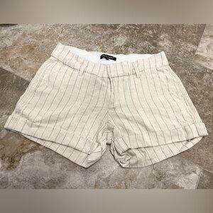 Dear John Women's Pinstripe Cuffed Shorts